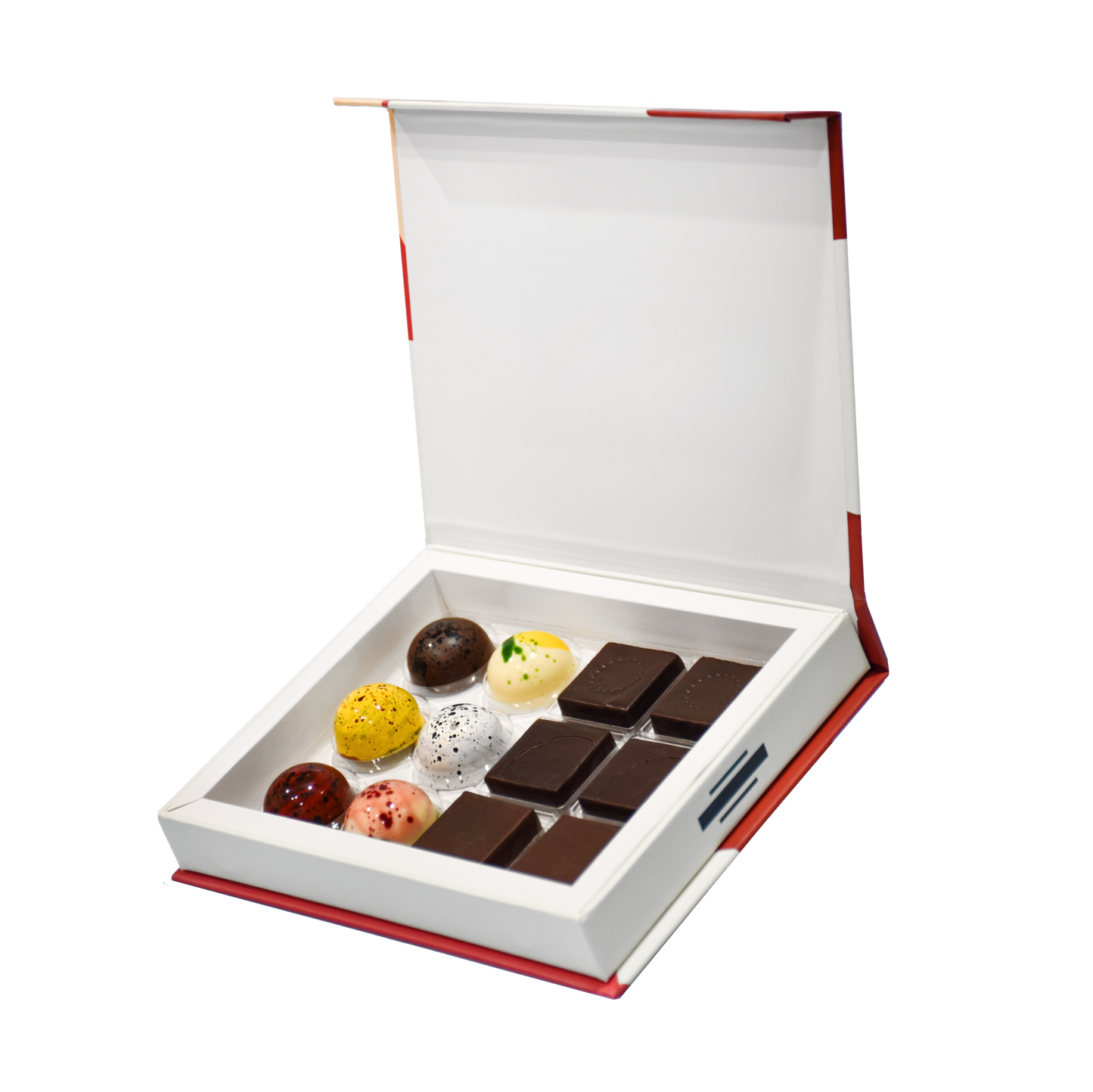 box of 12 chocolate bonbons